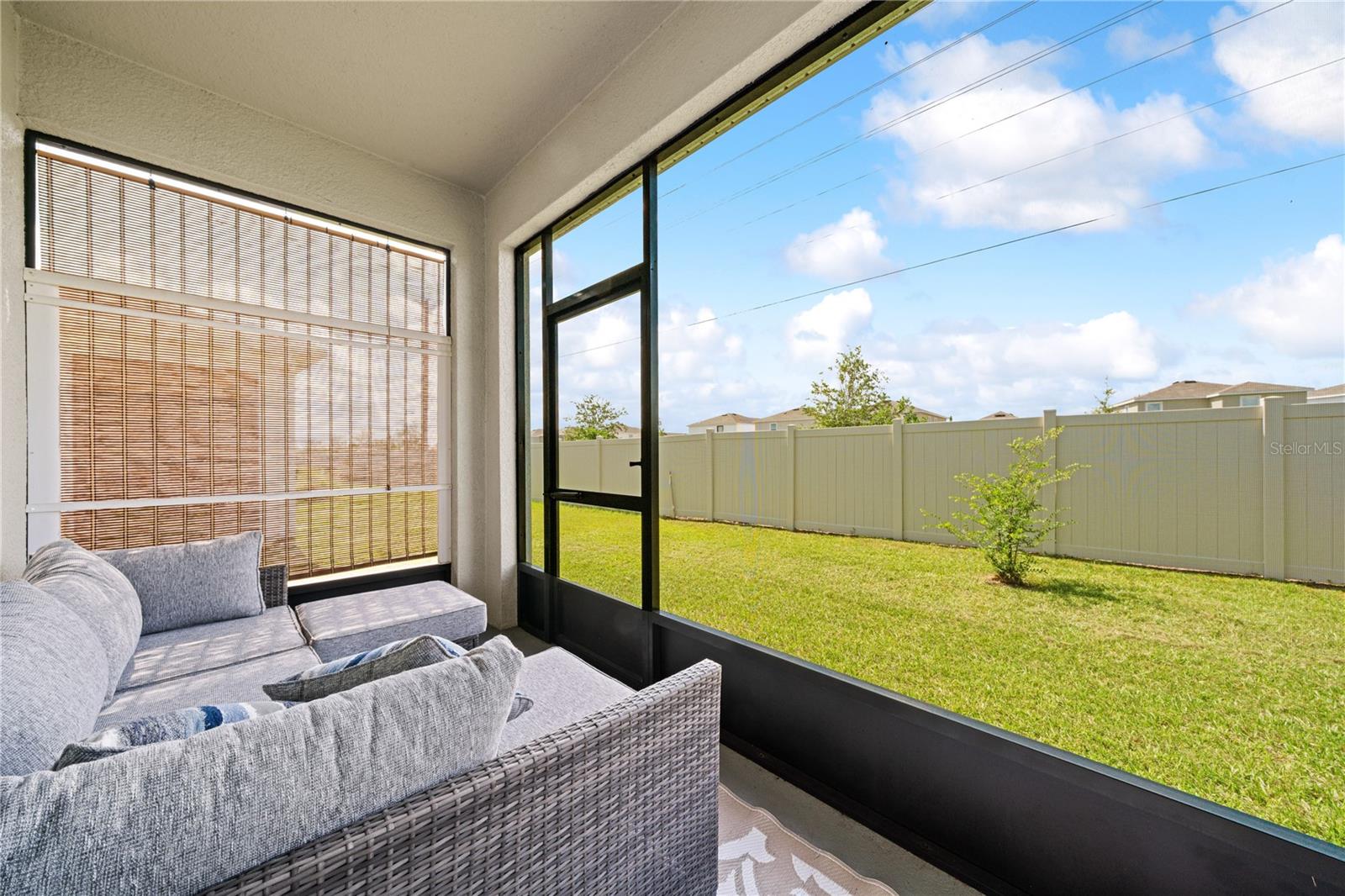 Screened, private lanai