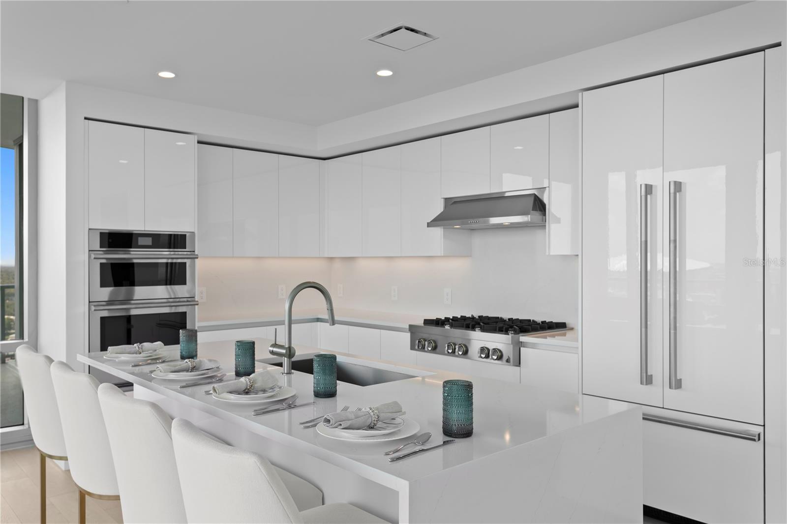 All White Kitchen, rarely seen in the community.