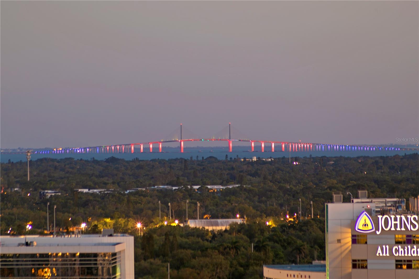 Skyway Bridge at Twilight.