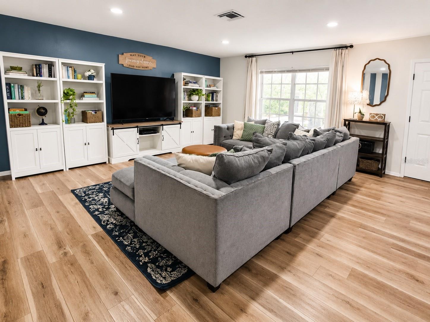 Living Room – Seamless flow between the living room and kitchen.