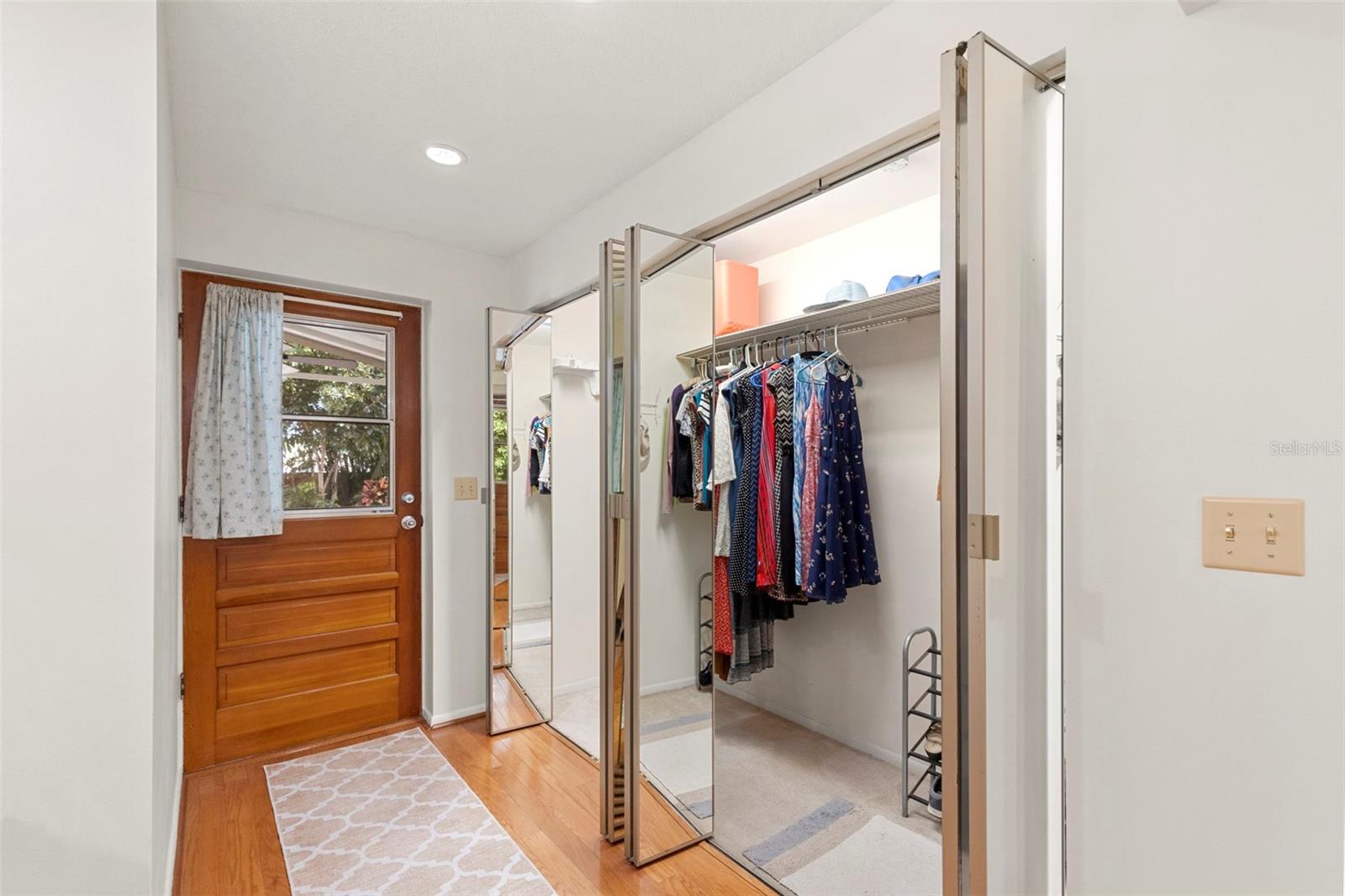 Primary room closet