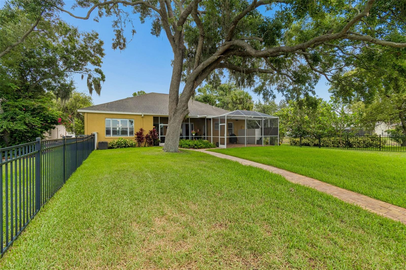 View of rear of the home from the Lake