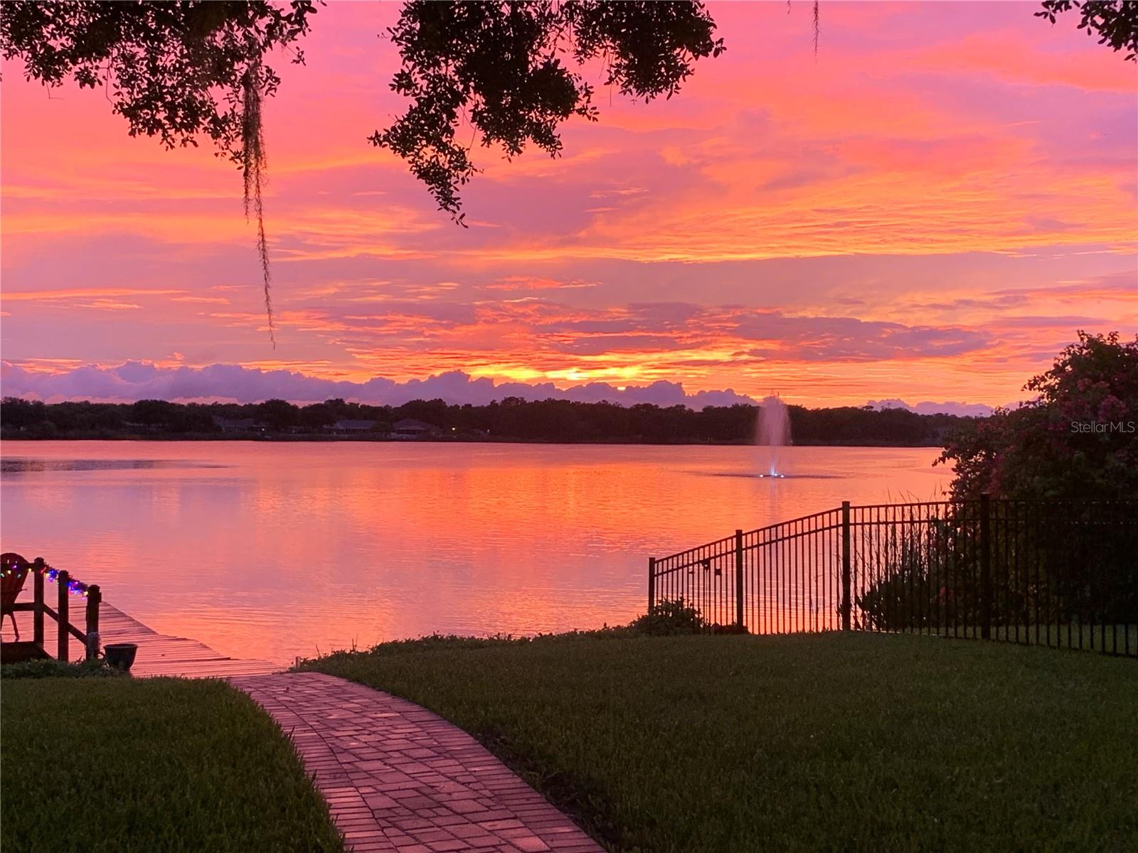 Sunset from Backyard