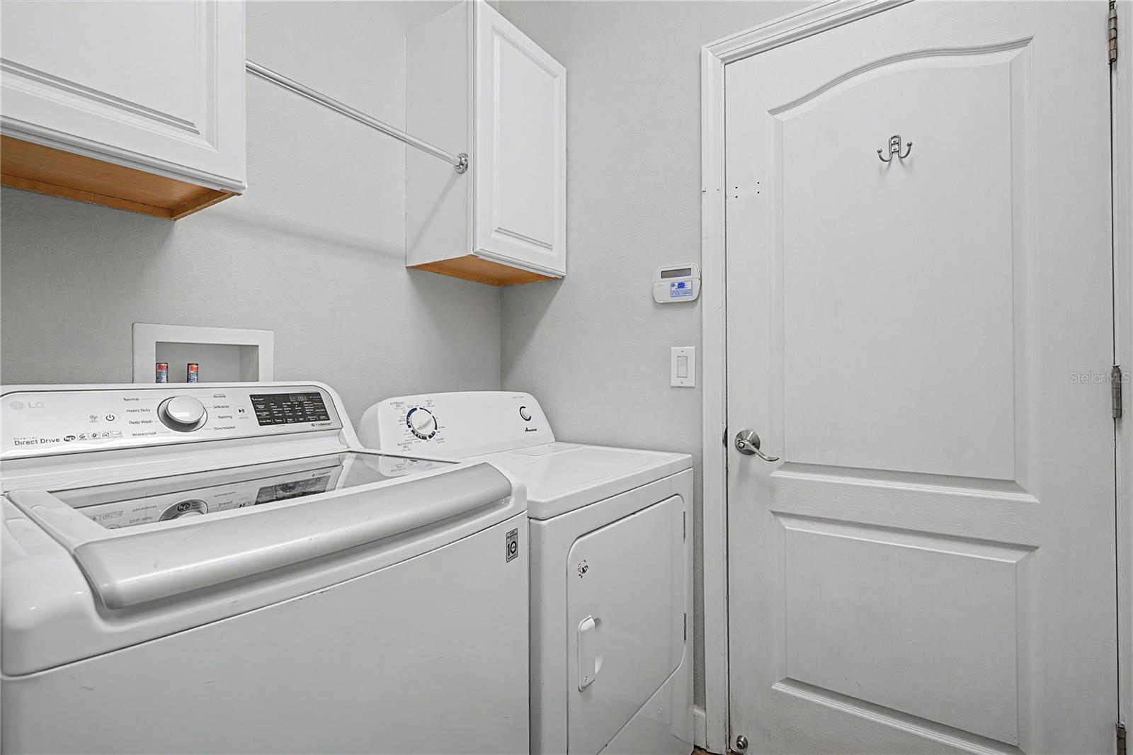 Interior laundry room