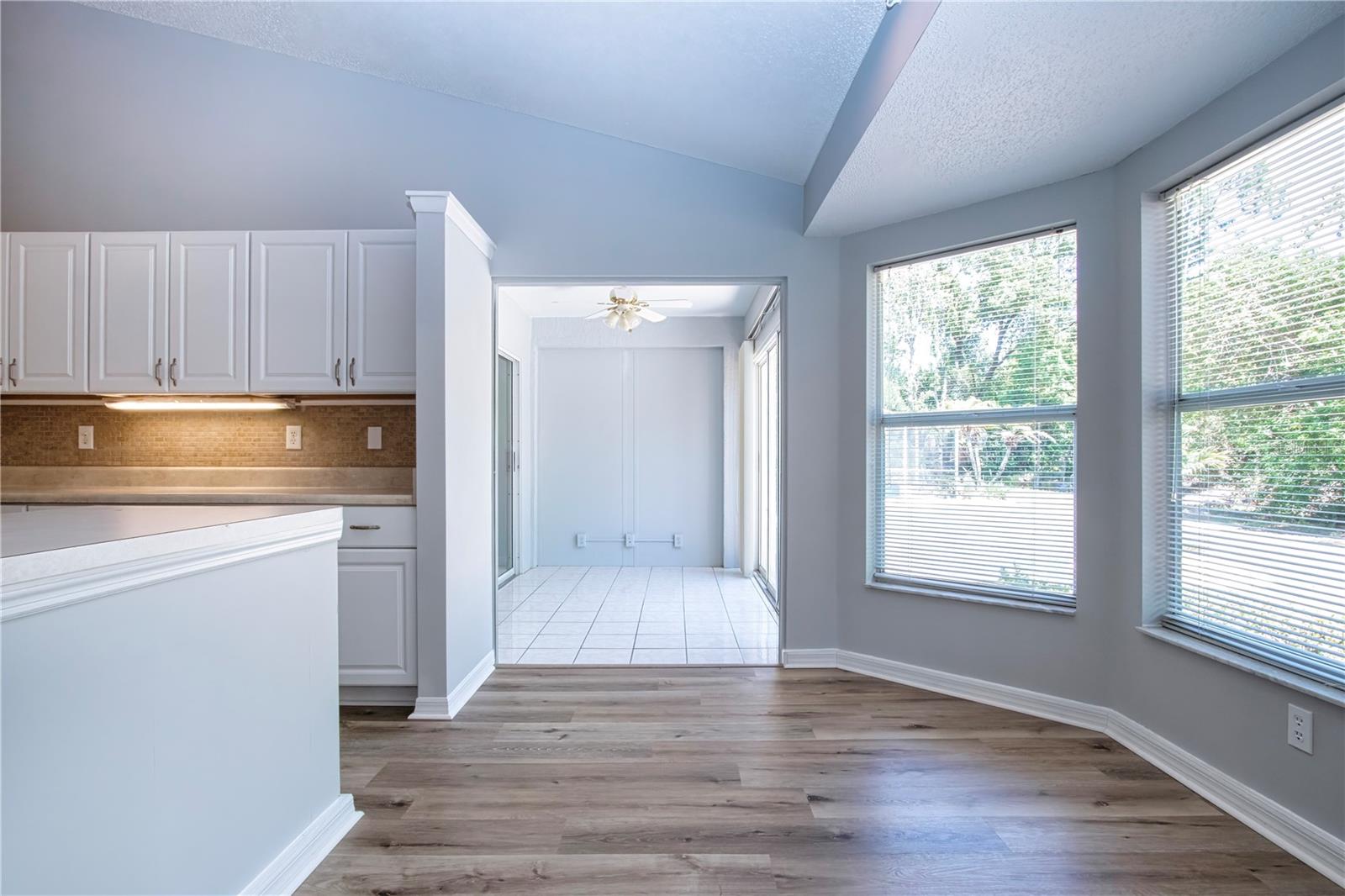 Breakfast Nook off of Kitchen
