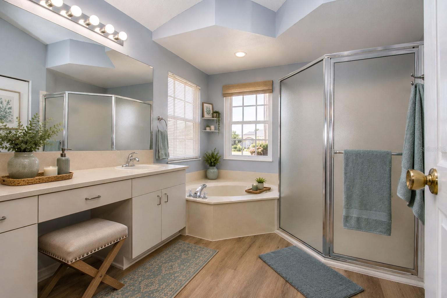 Staged Primary Bathroom