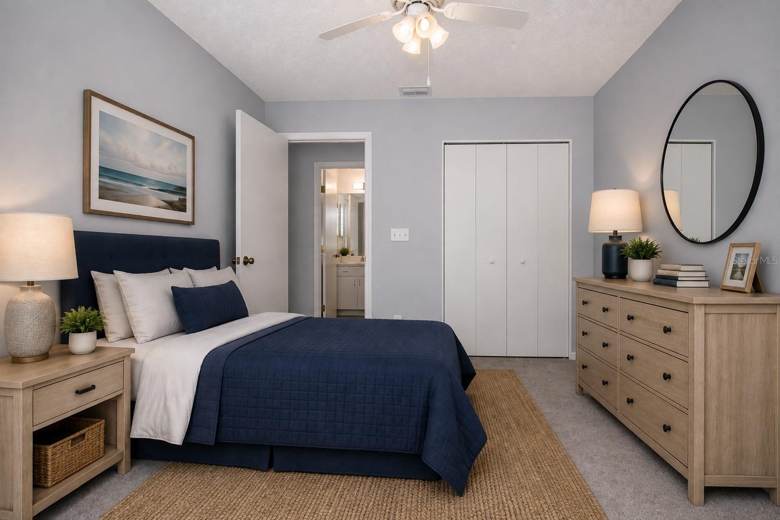 Staged Guest Bedroom