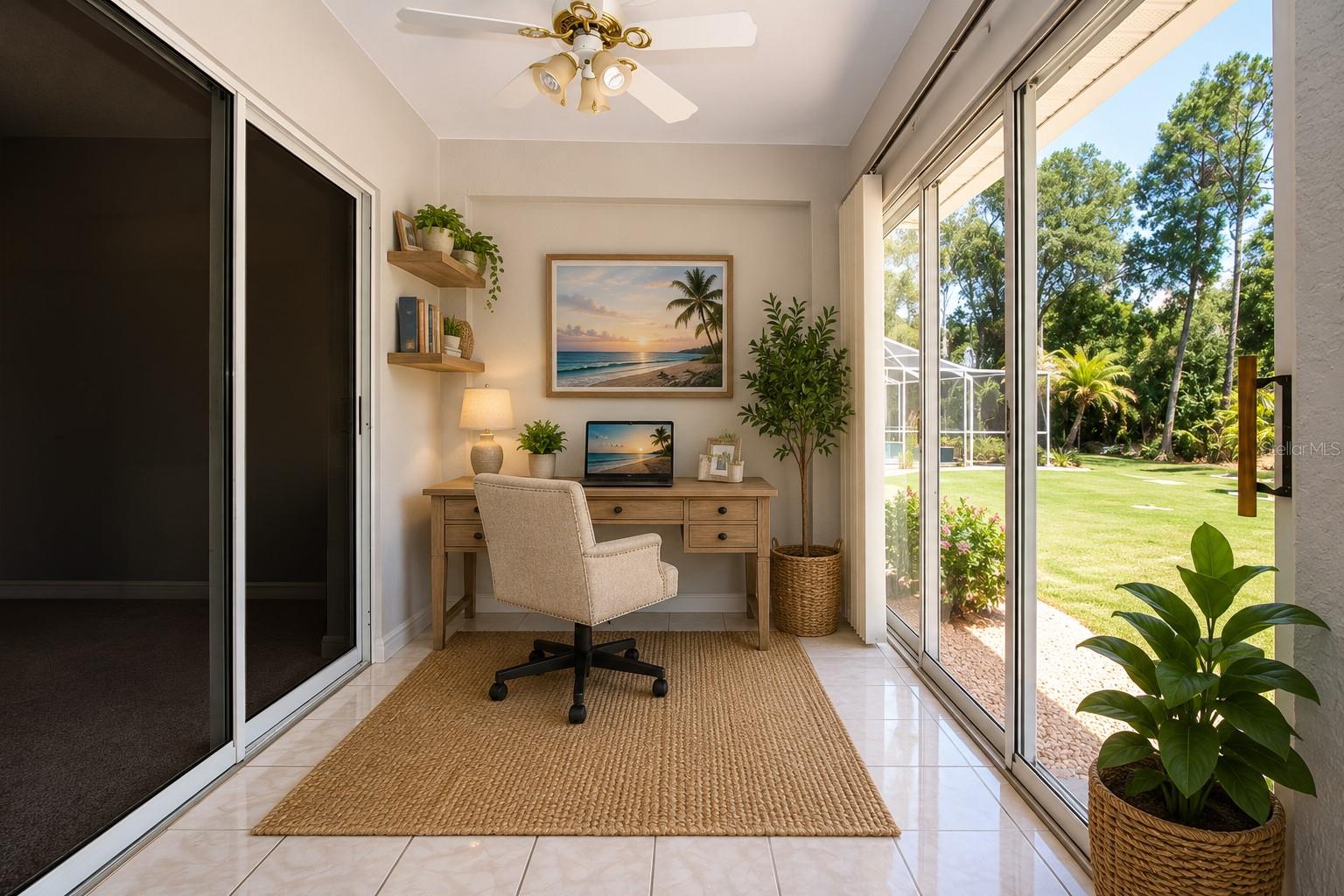 Staged Private Guest Lanai