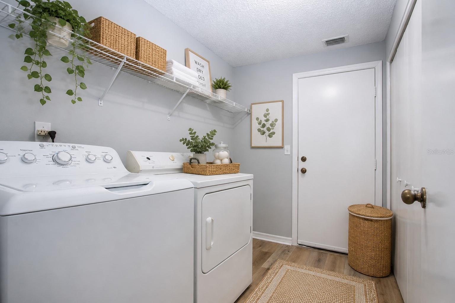 Staged Inside Laundry Room