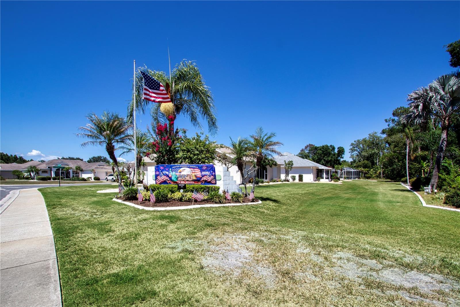 Entrance to Laurel Woods neighborhood