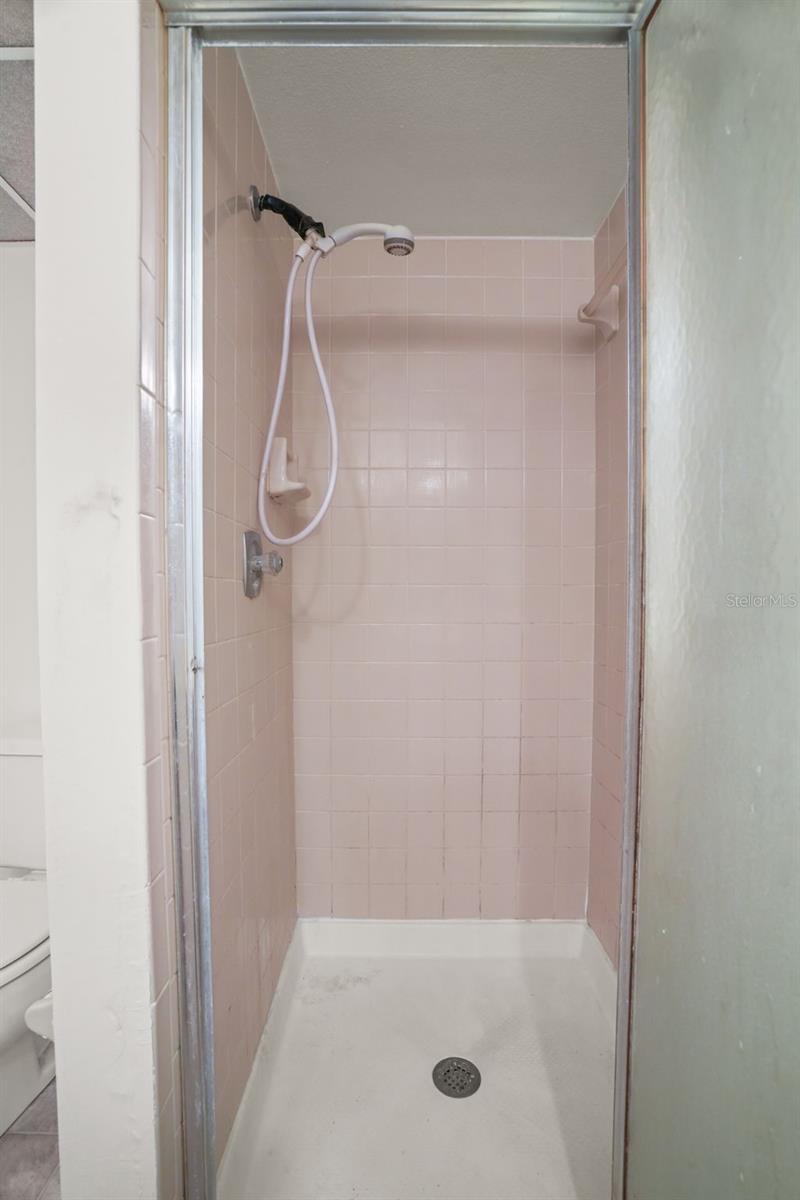 Walk-In Shower. The primary bath includes a walk-in shower for everyday convenience.