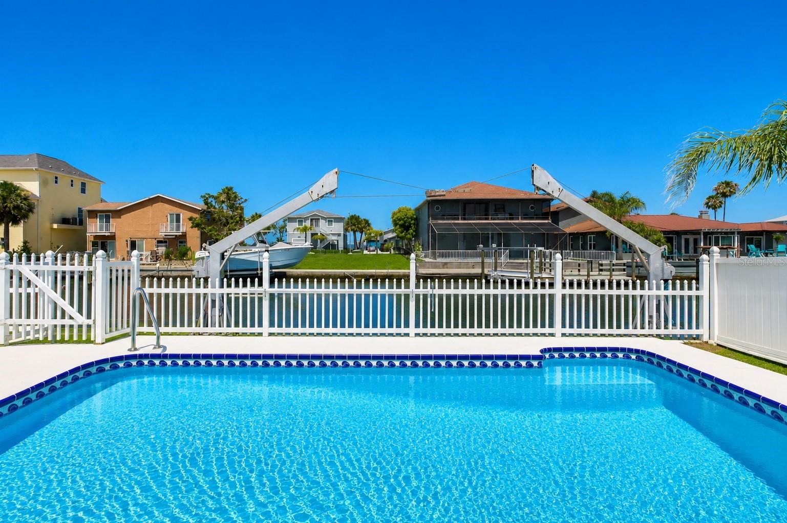 Waterfront pool.