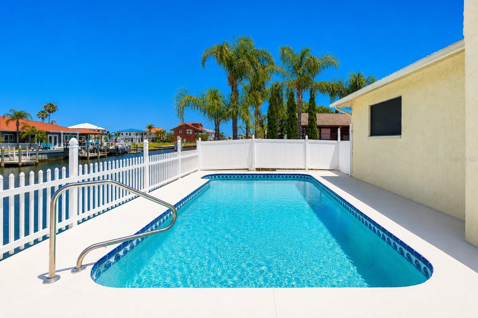 Waterfront pool.