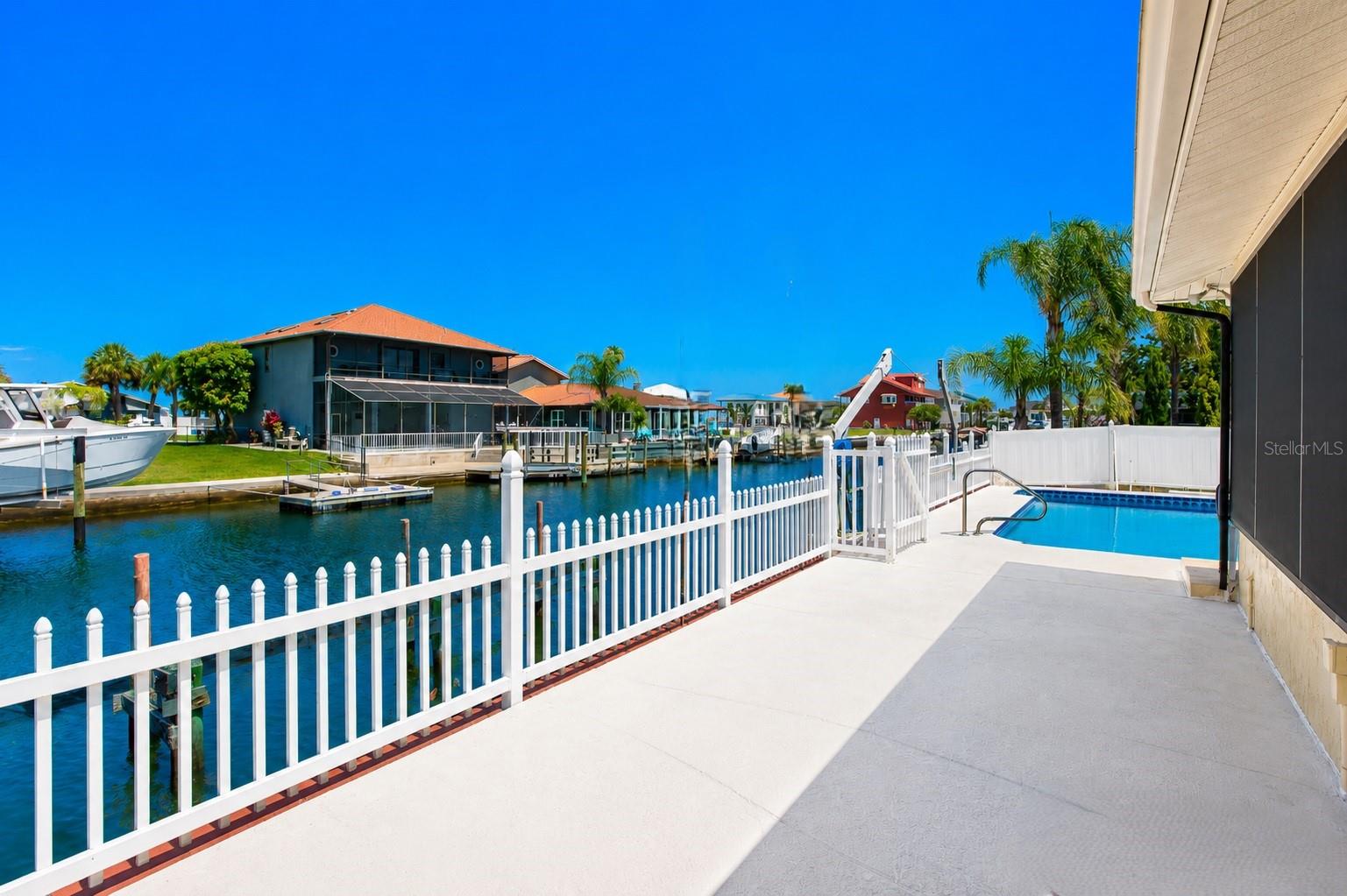 Waterfront pool.