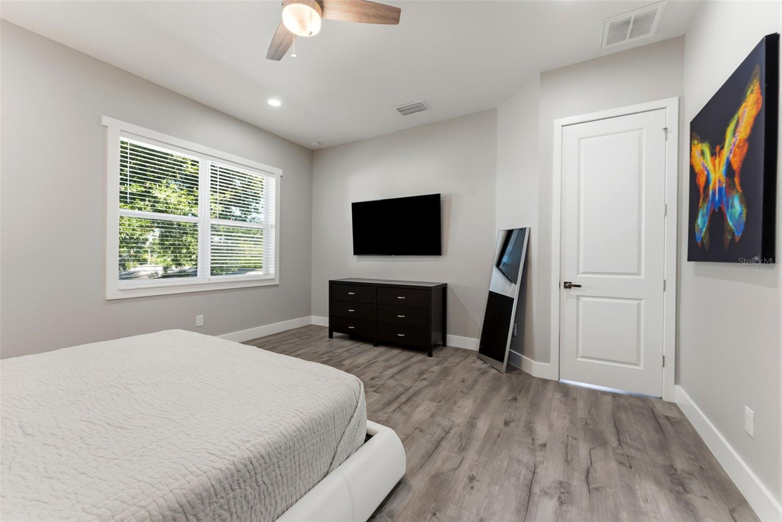 Oversized Primary Bedroom with two generous walk-in closets