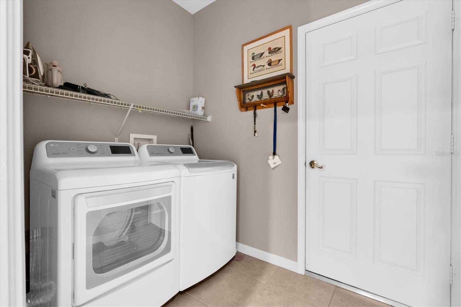 Laundry room.