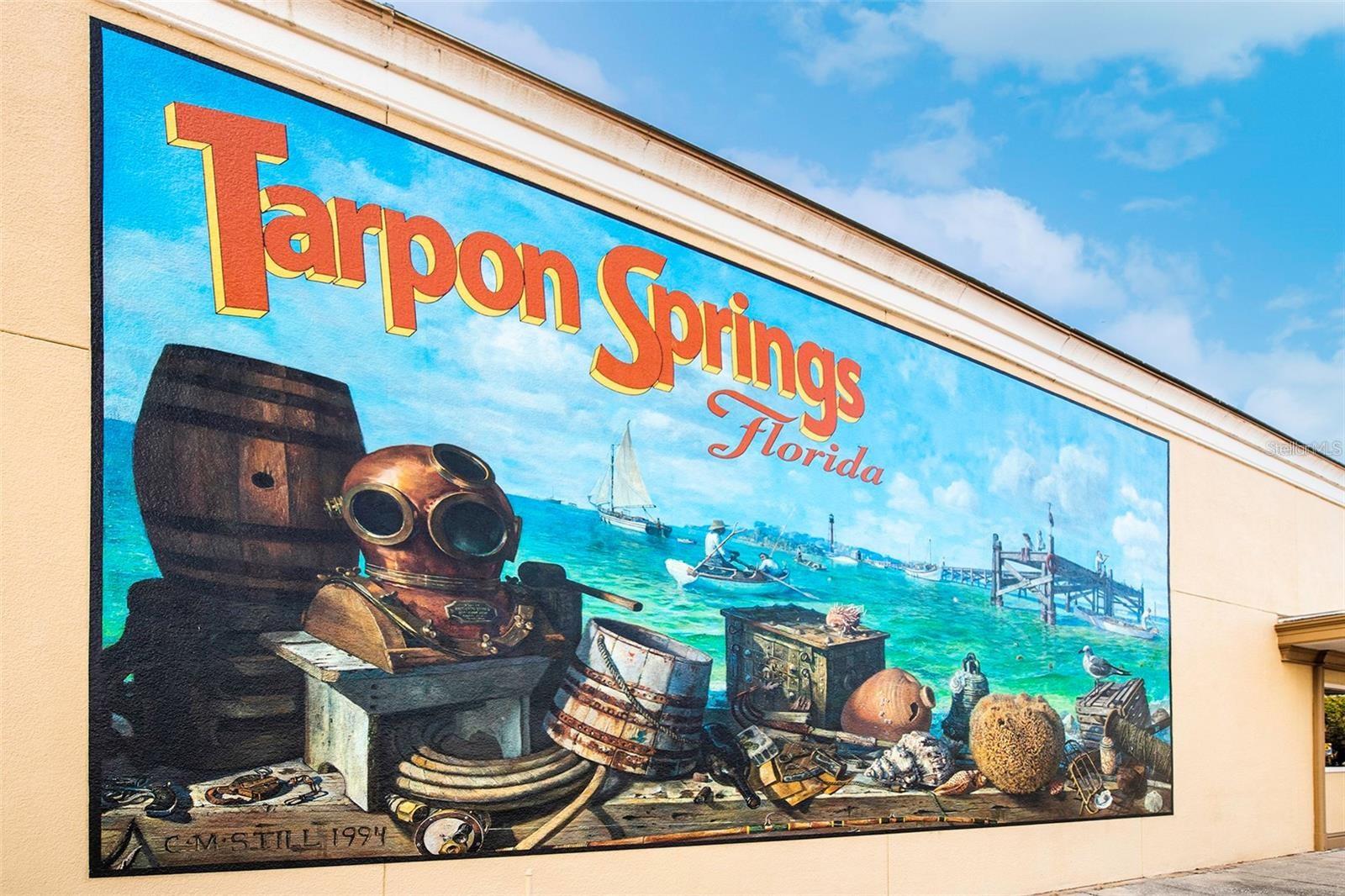 Tarpon Springs 15 minutes away
