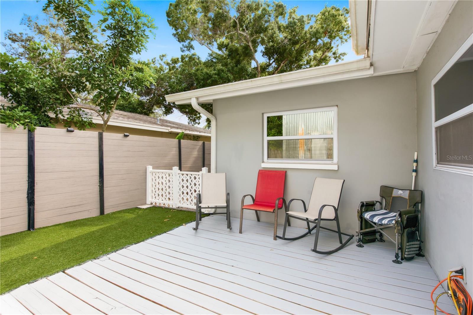 Back patio
