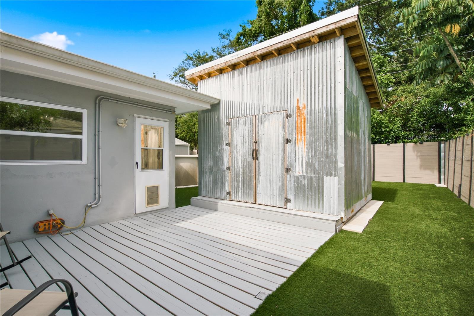 Back patio