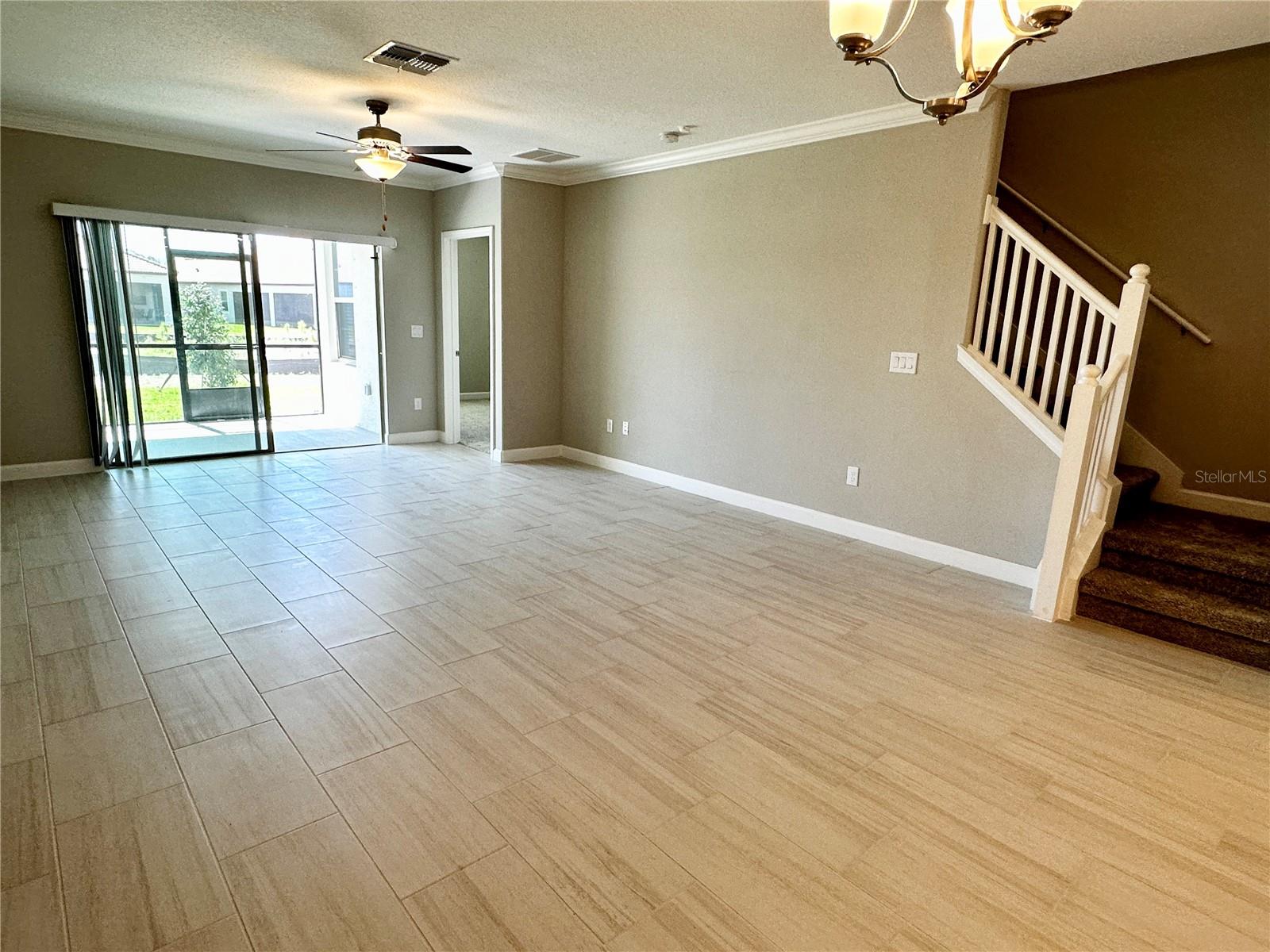 living / dining rooms