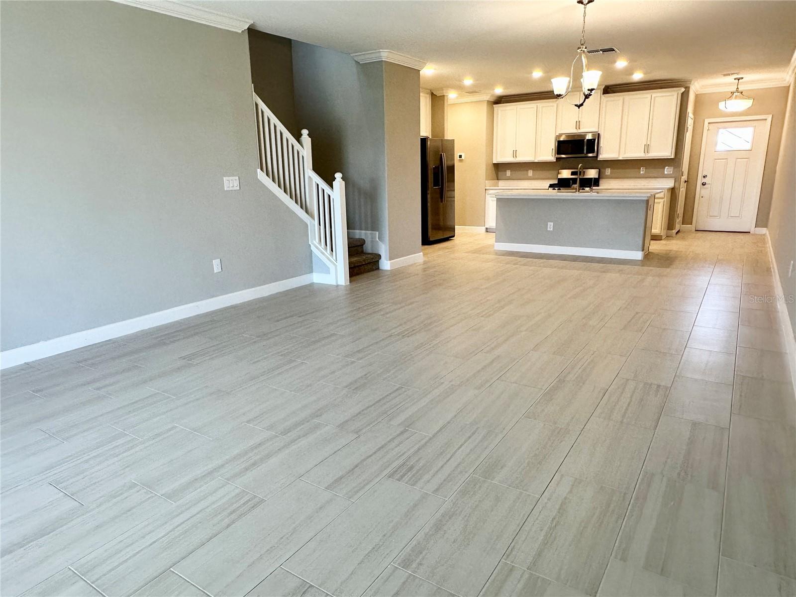living / dining rooms