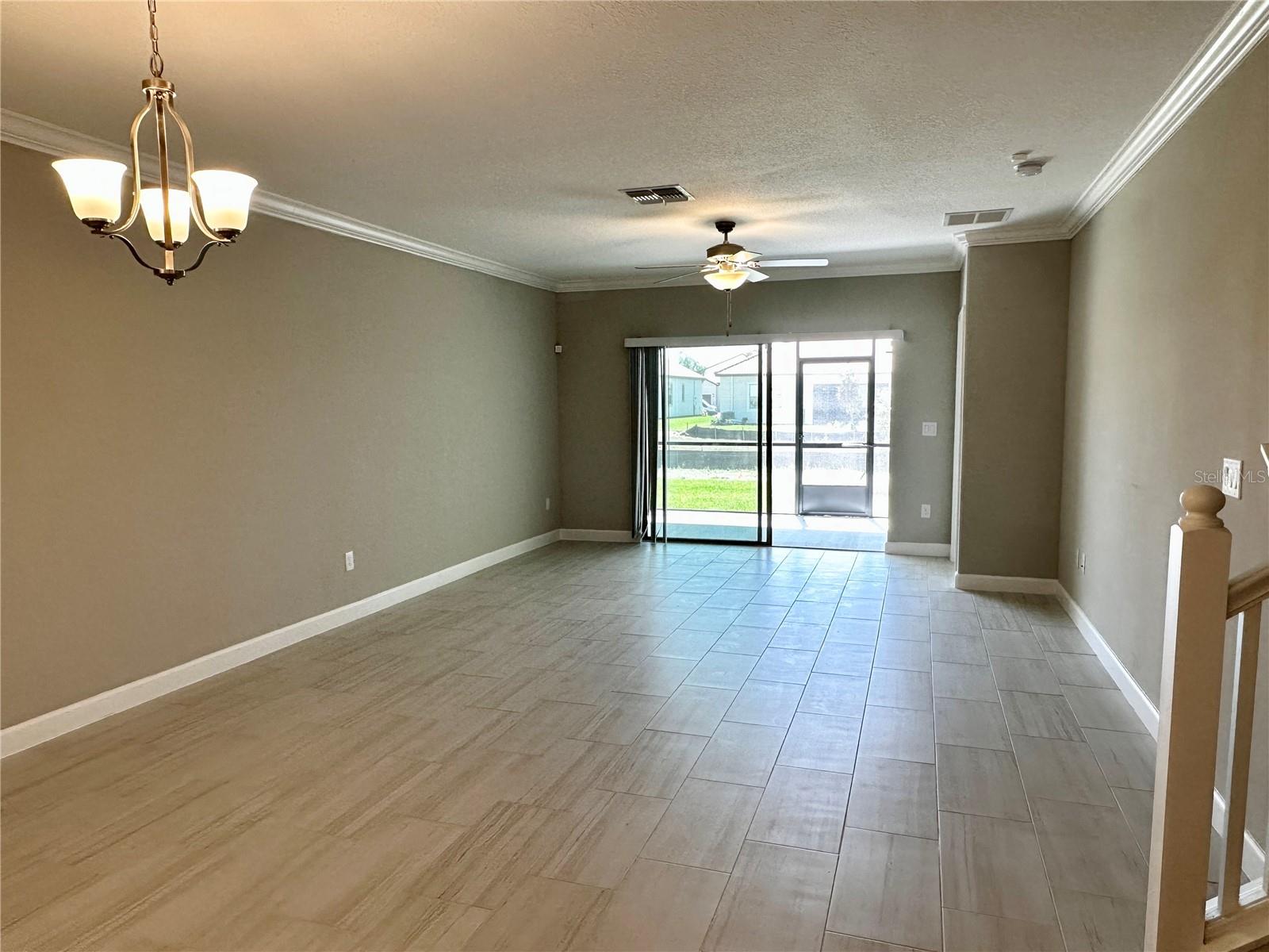 living / dining rooms