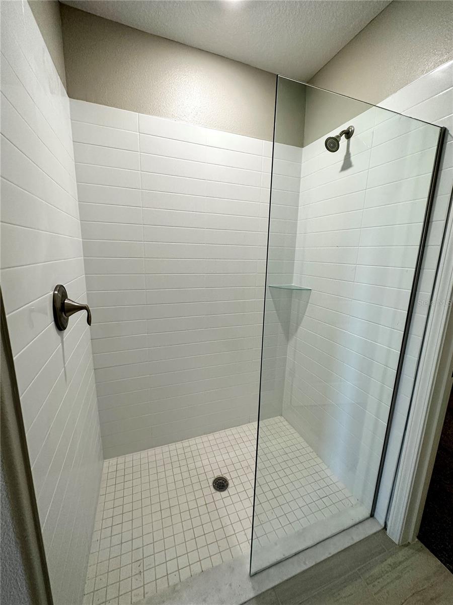 walk-in shower