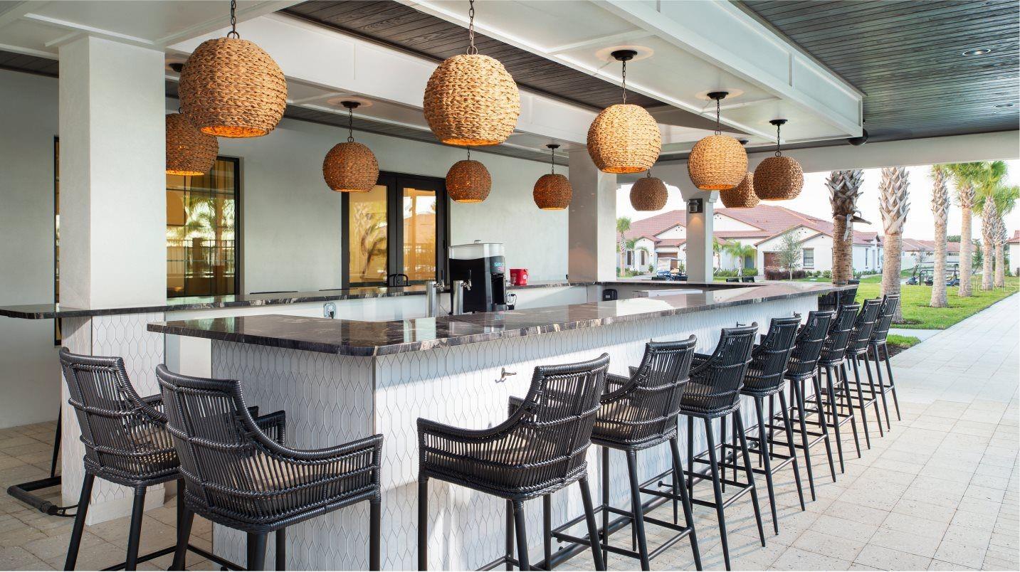 poolside bar @ Medley Clubhouse