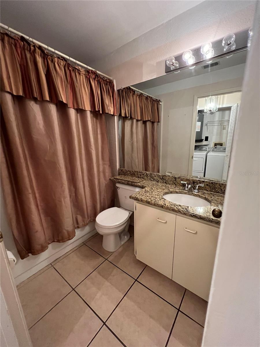 Hall bathroom.