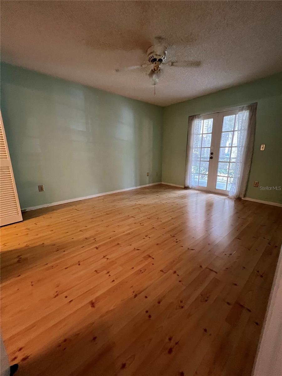View of primary bedroom from doorway.