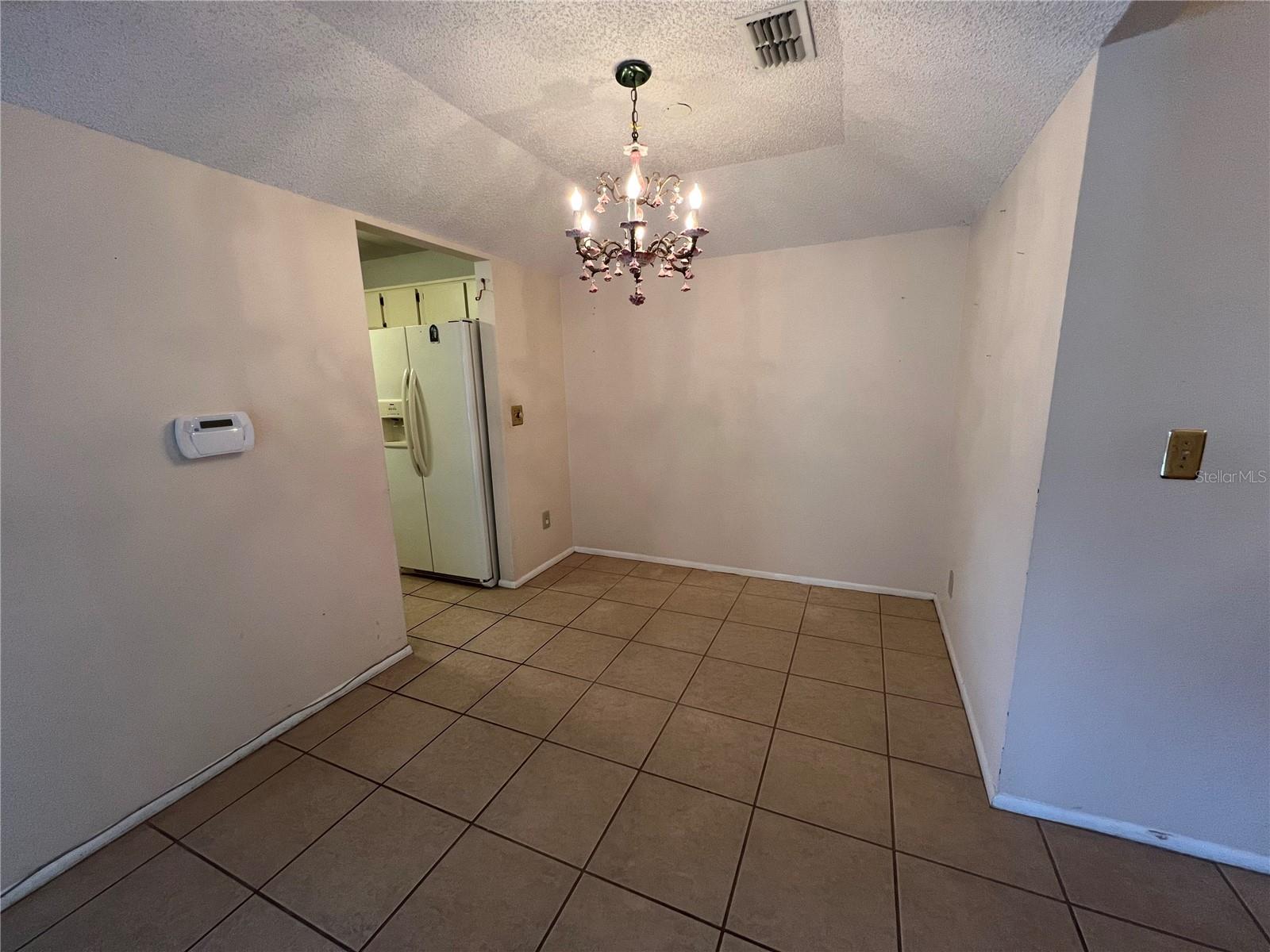 View of dining room.