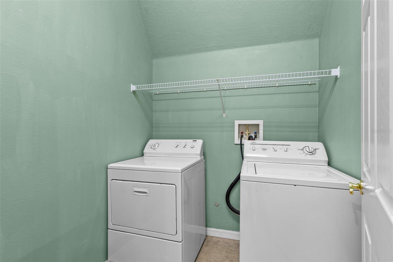 Laundry room off kitchen