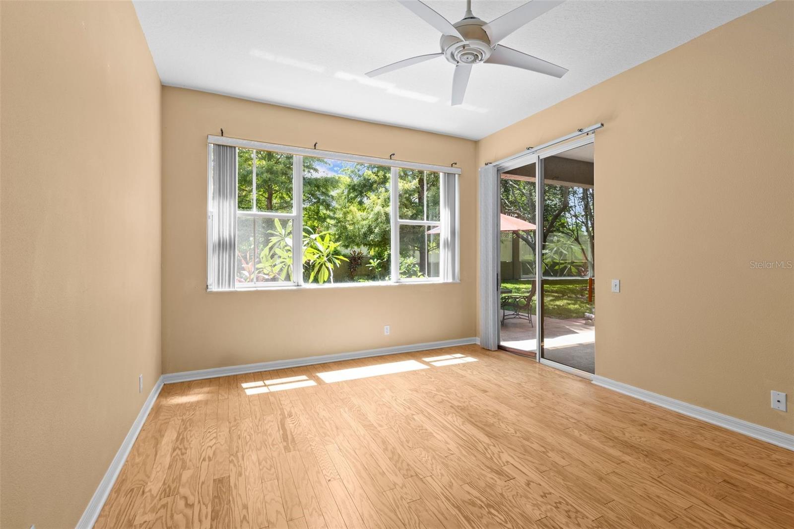 Hardwood floors and lots of natural light