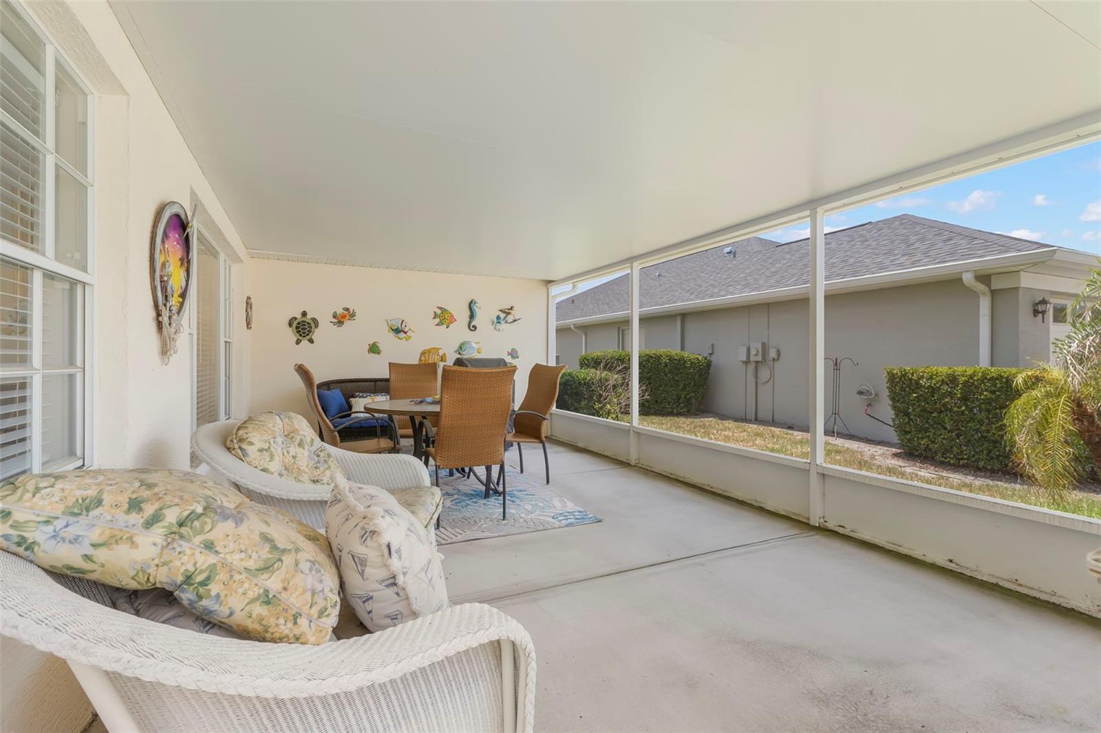 Screen enclosed lanai