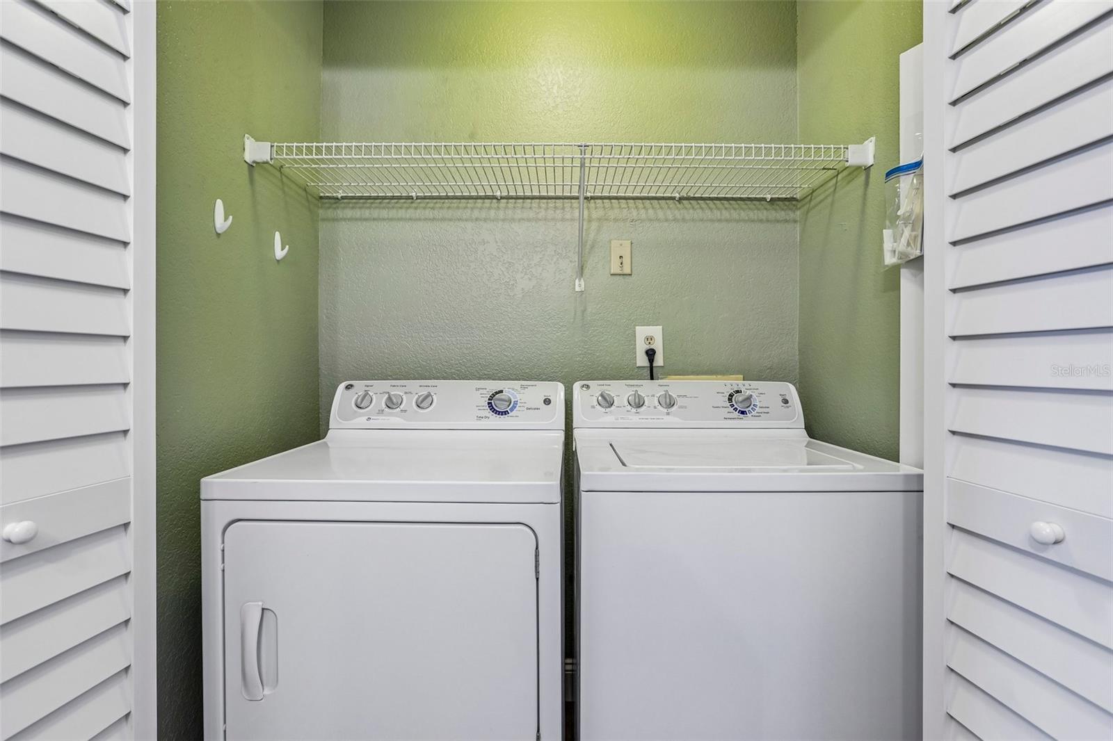 Washer and dryer in unit