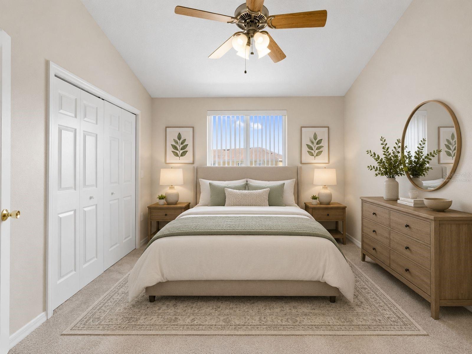 Virtually Staged-Primary Bedroom