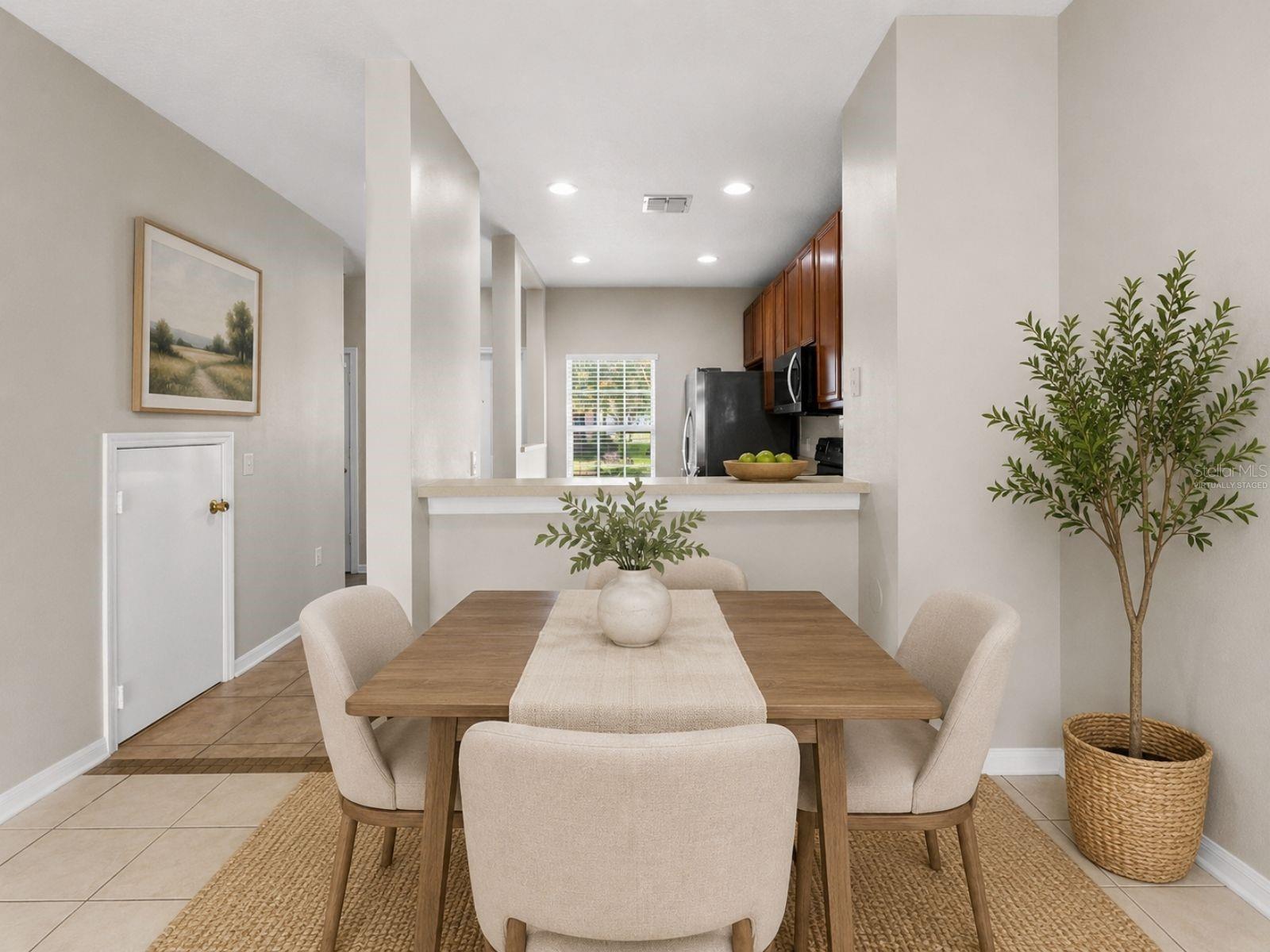 Virtually Staged- Dining Room