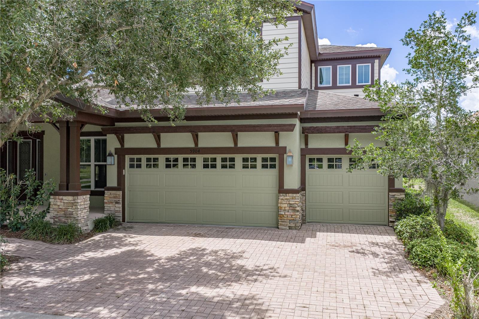 3 Car Garage Exterior