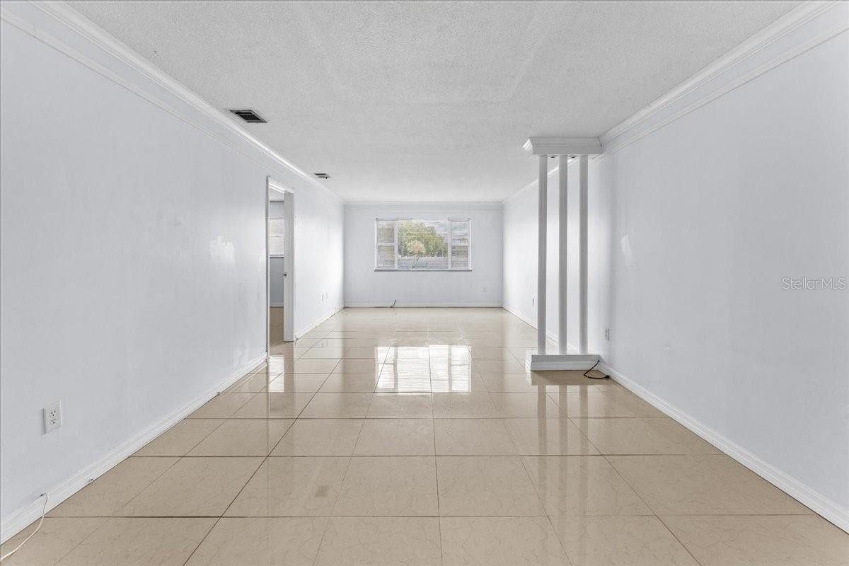 dining and living room