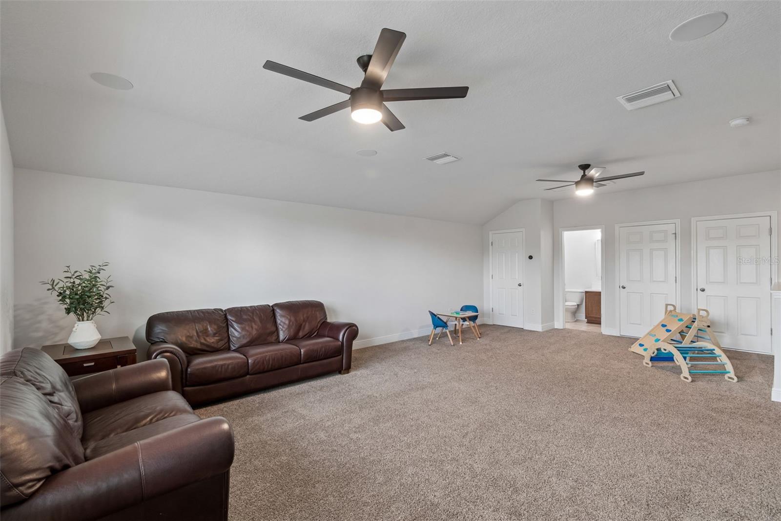 Bonus room with closet & half bath