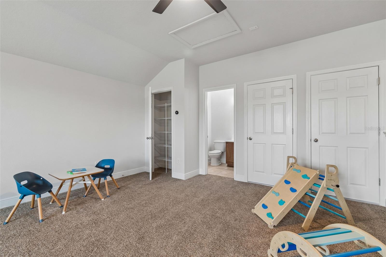 Bonus room with closet & half bath