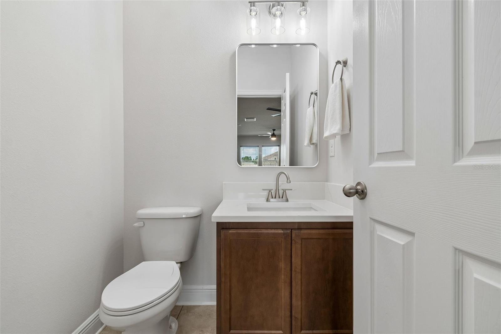 Bonus room half bath