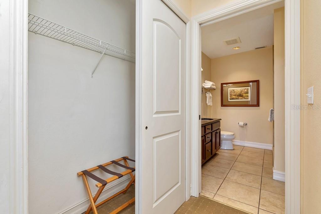 Master bedroom closet