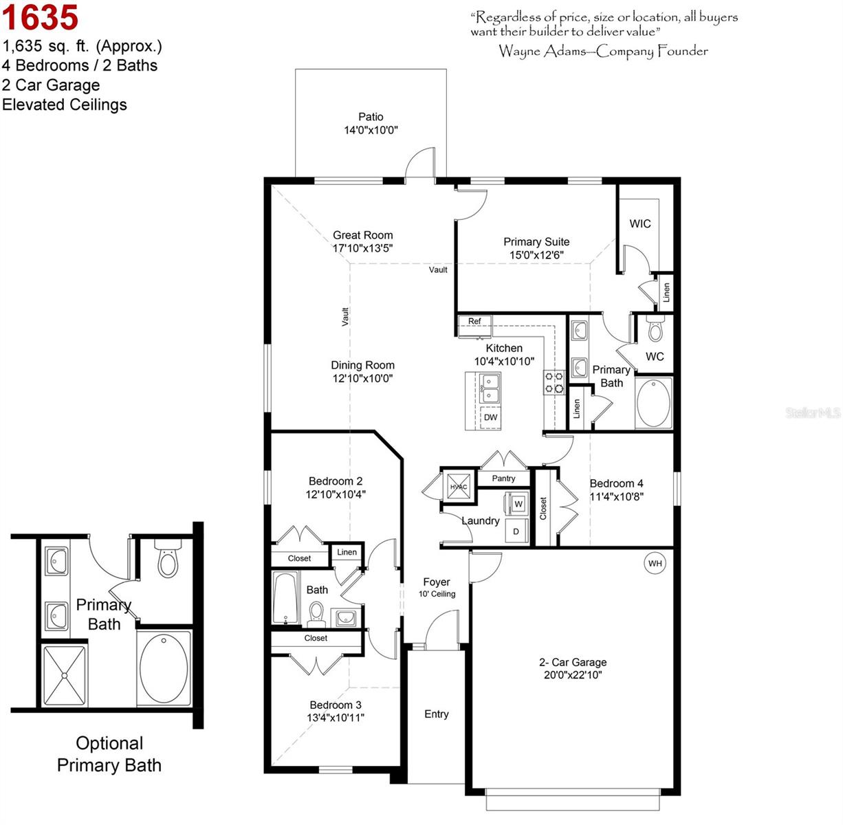1635 Floor Plan
