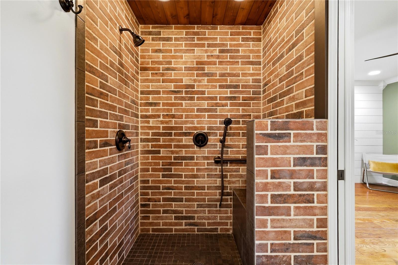 2nd bedroom ensuite bathroom with step in shower