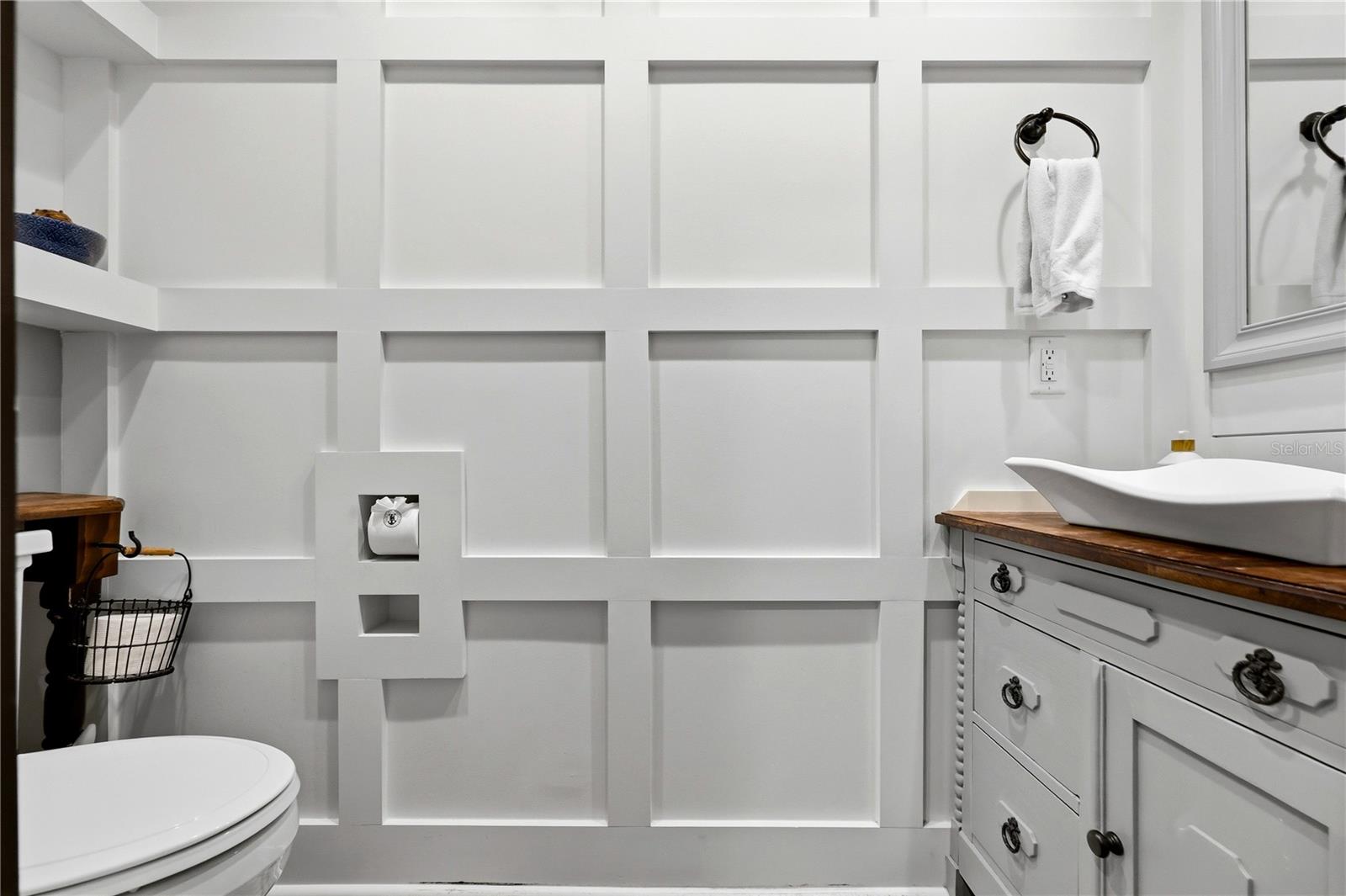 1st floor half bath