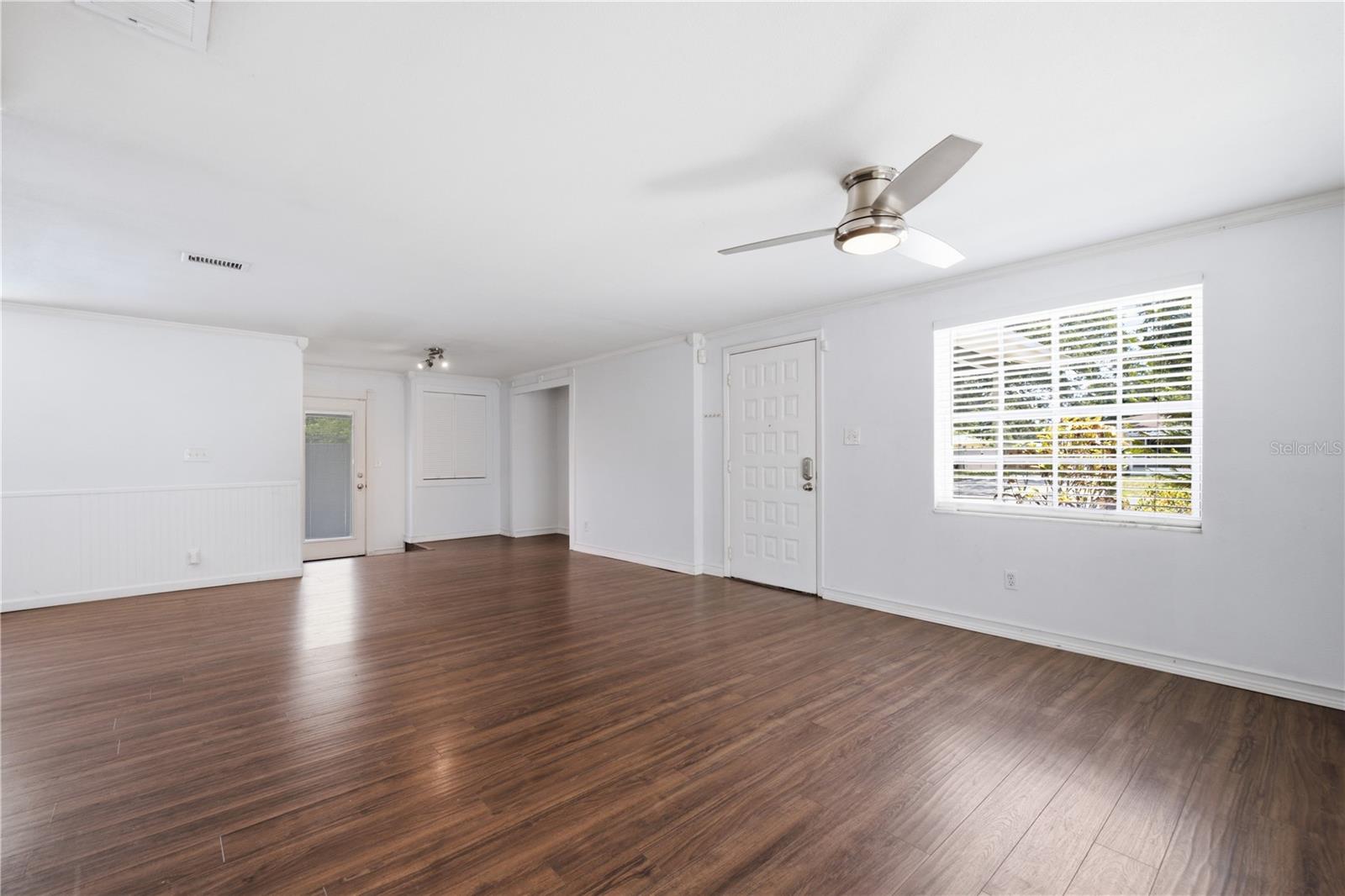 Living room facing front door