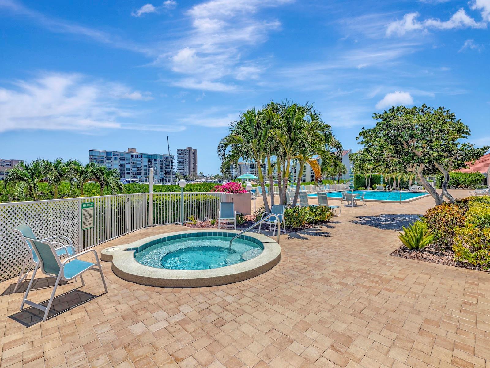 Clubhouse hot tub