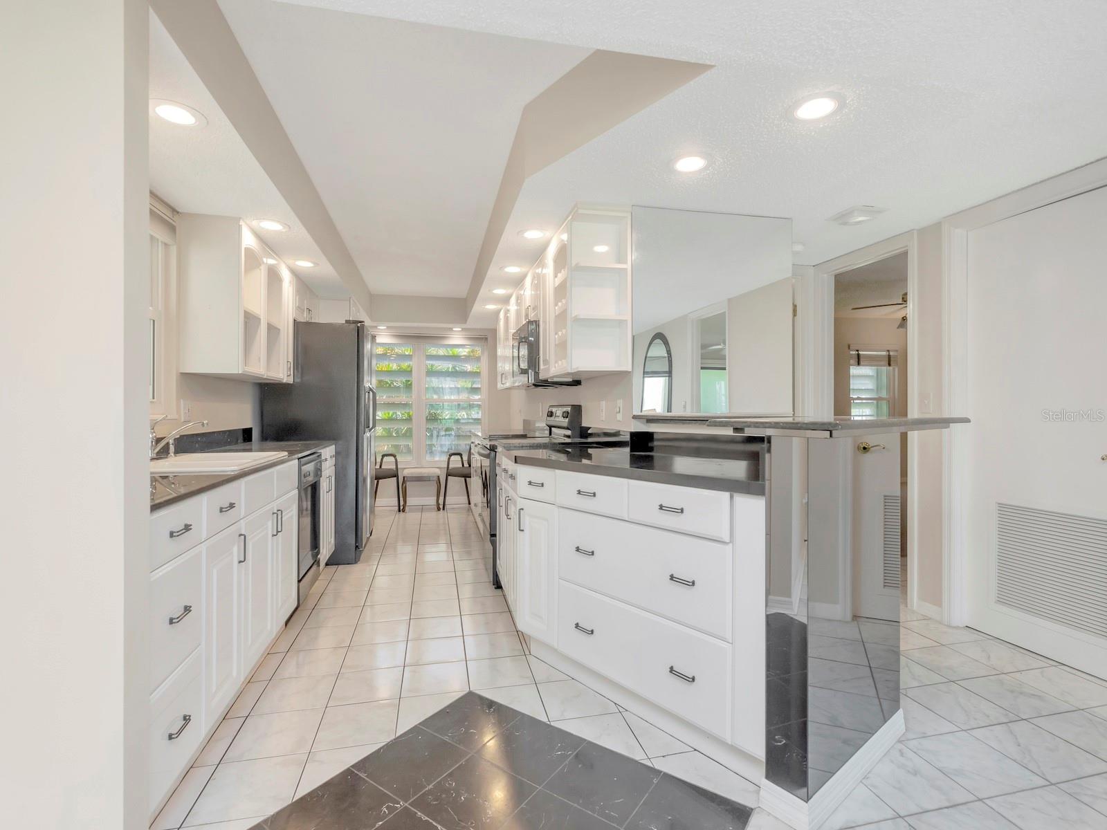Open concept kitchen