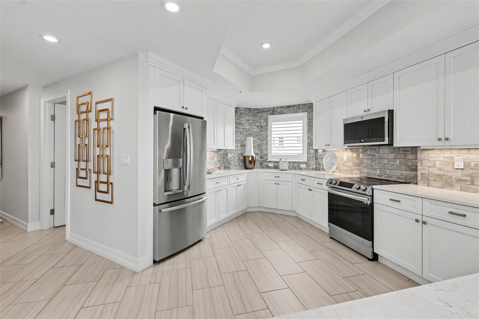 Plenty of storage and counter space.